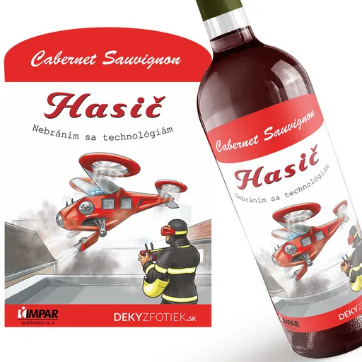 Víno Moderný hasič (Druh Vína: Červené víno)