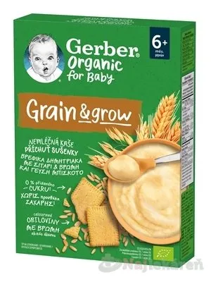 Gerber Organic Nemliečna KAŠA Sušienky