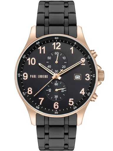 PÁNSKE HODINKY PAUL LORENS - PL20002B-1A4 (zg383b) + KRABIČKA