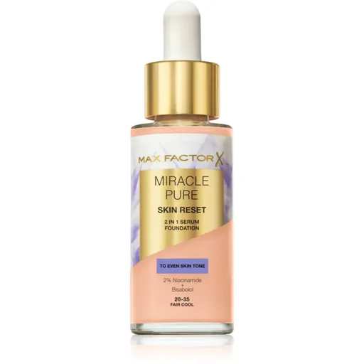 Max Factor Miracle Pure Skin Reset ošetrujúci make-up odtieň 20-35 Fair Cool 30 ml