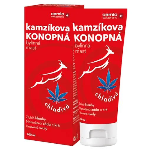 CEMIO Kamzíkova konopná masť chladivá 200 ml