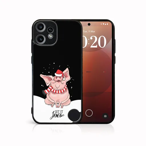 MY ART Kryt s vianočným dizajnom CMF Phone 2 Pro LET IT SNOW (075)