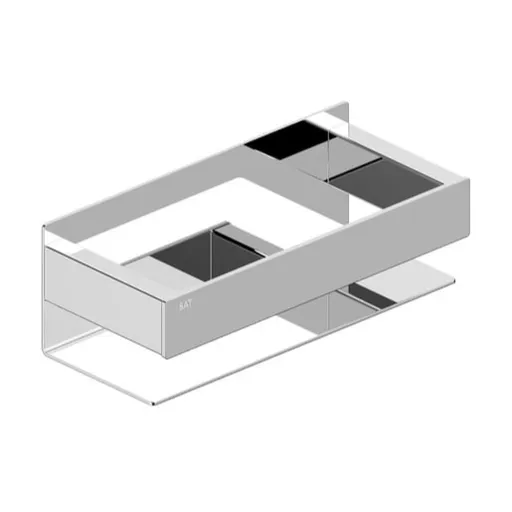 Polička SAT Vision chróm SATDVIPOLCH