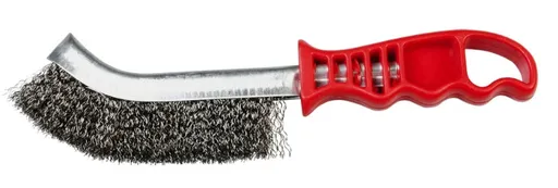 SPOKAR - Drôtený lištový kartáč (červená, 1 ks)