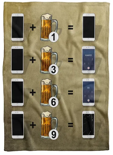 Deka Pivo a telefon (Podšitie baránkom: NE)