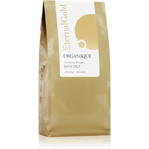 Organique Eternal Gold Smoothing Therapy relaxačná soľ do kúpeľa 200 g