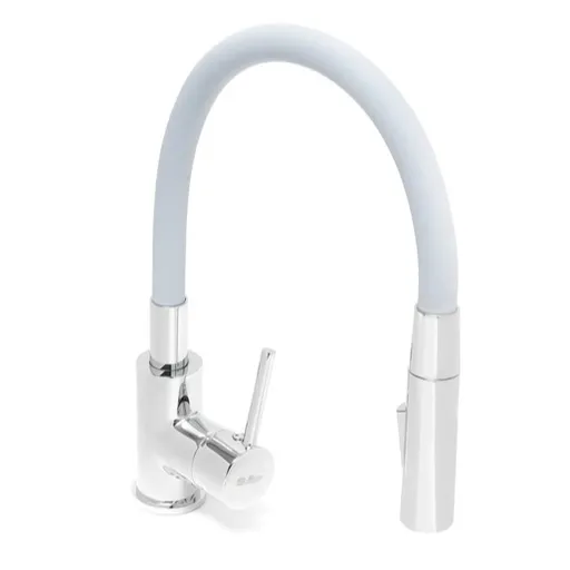 Drezová batéria S-Line Pro so silikónovým ramienkom sivá / chróm SIKOBSLPRO290S2F