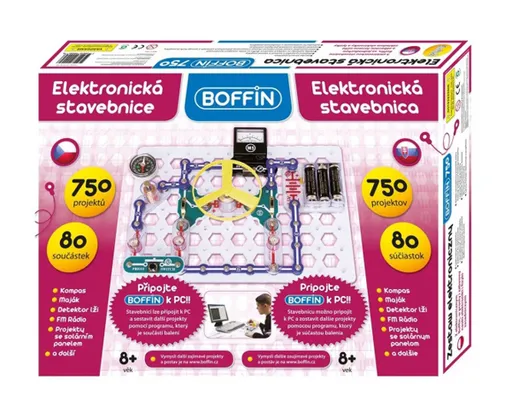 Elektronická stavebnica BOFFIN I 750