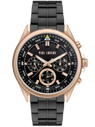 PÁNSKE HODINKY PAUL LORENS - PL20009B-1A4 (zg385c) + KRABIČKA