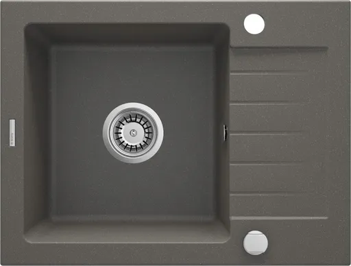 DEANTE DEANTE - Zorba antracit metalic - Granitový drez s odkvapkávačom ZQZ_T11A