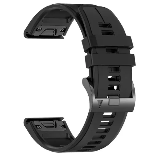 SILICONE Vymeniteľný remienok QuickFit pre Garmin - šírka 22mm čierny