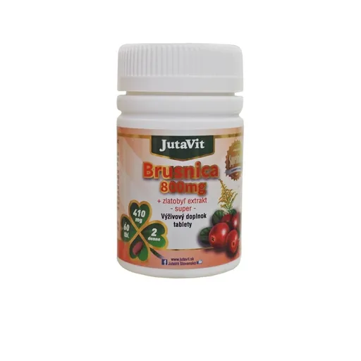 JUTAVIT Brusnica 800 mg + zlatobyľ 60 tabliet
