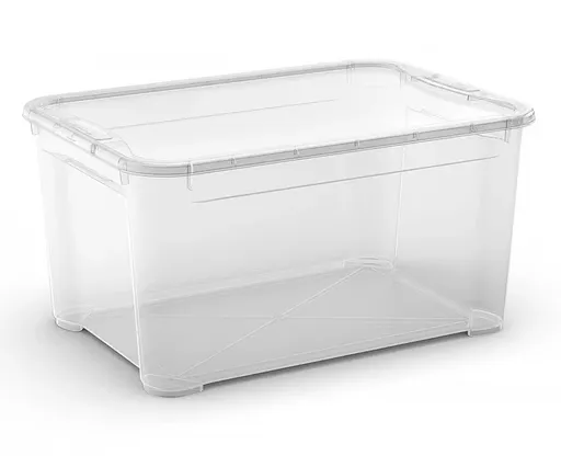 CURVER Úložný box T BOX L 47L s vekom | transparentná