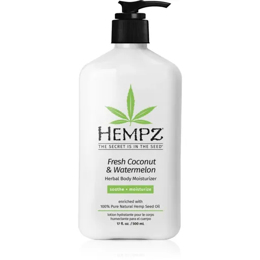 HEMPZ Fresh Coconut & Watermelon hydratačné telové mlieko 500 ml