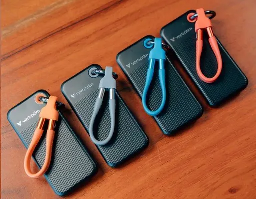 VERBATIM externý SSD 1TB Pocket USB3.2 Gen 2, čierna/modrá