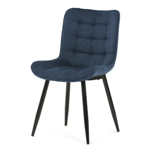 Jedálenská stolička Autronic 52x86 cm modrá látka HC-462 BLUE2