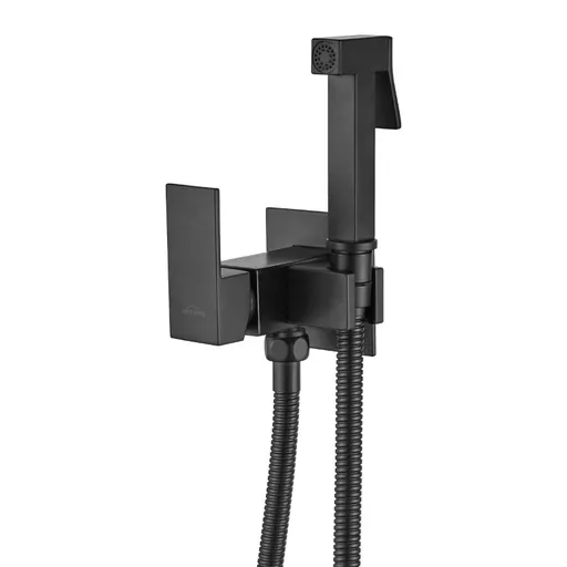 INVENA - Bidetová batéria podomietková, čierna BP-K0-B04-L