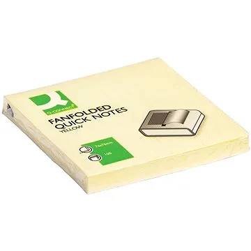 Q-CONNECT 76 × 76 mm, 100 lístkov, žltý (KF02161)