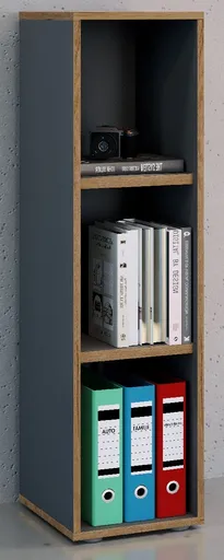 VCM 3dílná kancelářská police „Salia“ B30, antracitová