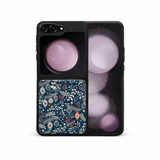 MY ART Kryt s vianočným dizajnom Samsung Galaxy Z Flip7 FE 5G / Flip6 5G MISTLETOE (070)