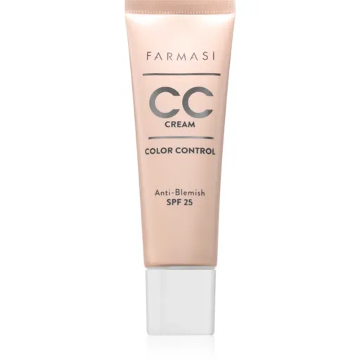 Farmasi Color Control rozjasňujúci CC krém SPF 25 odtieň 02 Light To Medium 30 ml