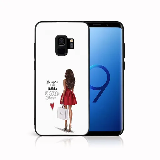 MY ART Ochranný obal pre Samsung Galaxy S9 RED DRESS (137)