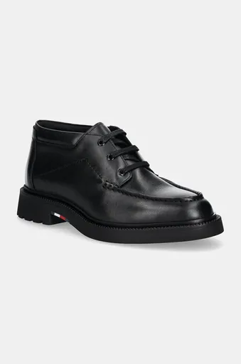 Kožené poltopánky Tommy Hilfiger HILFIGER COMFORT LWT LTH M TOE B