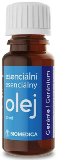 BIOMEDICA Esenciálny olej Geránium olej 10ml