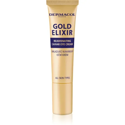 Dermacol Gold Elixir omladzujúci očný krém s kaviárom 15 ml