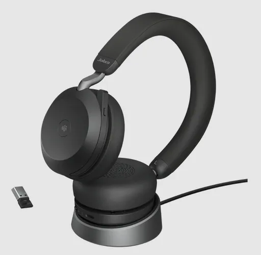 Jabra Evolve2 75/Stereo/ANC/USB/BT/Stand/Čierna