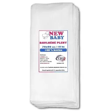 New Baby - Bavlnené plienky, 70 × 80 cm STANDARD (8596164002926)