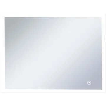 Kúpeľňové zrkadlo s LED svetlami a dotykovým senzorom 80 × 60 cm (144736)