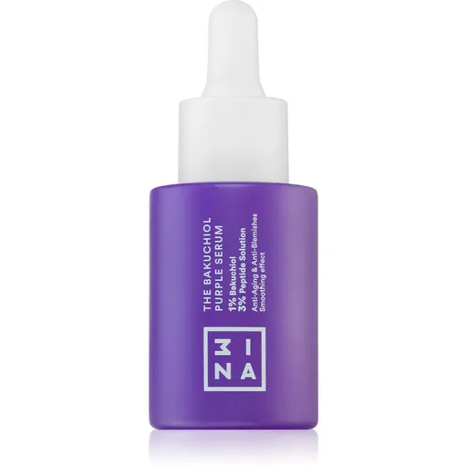 3INA The Bakuchiol Purple Serum ľahké pleťové sérum pre vypnutie pleti 30 ml