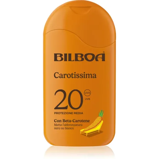 Bilboa Carotissima Crema opaľovacie mlieko s betakaroténom SPF 20 200 ml