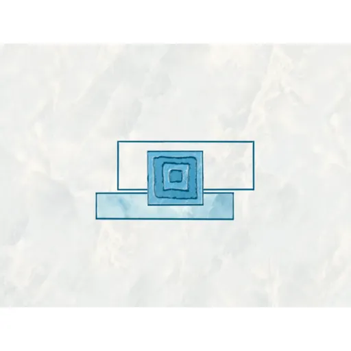 Dekor Multi Laura modrá 25x33 cm lesk WITKB086.1