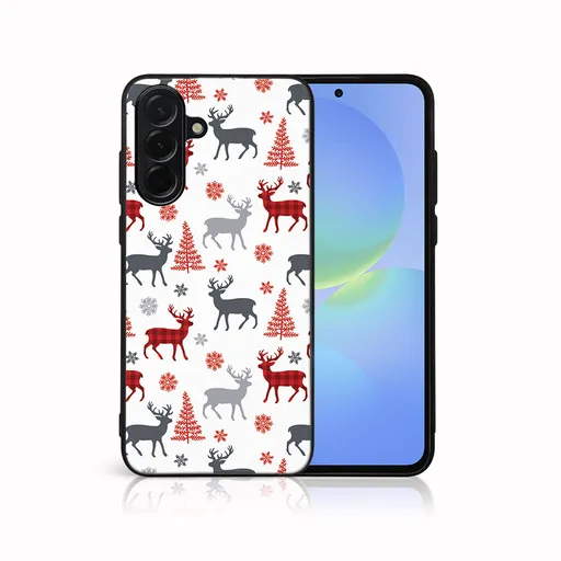 MY ART Kryt s vianočným dizajnom Samsung Galaxy A17 / A17 5G DEER (068)