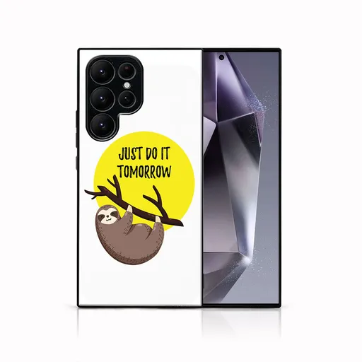 MY ART Ochranný kryt pre Samsung Galaxy S24 Ultra 5G SLOTH (188)