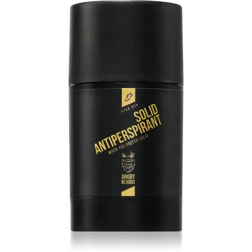 Angry Beards Ryan Run Solid Antiperspirant tuhý antiperspitant pre mužov 50 ml