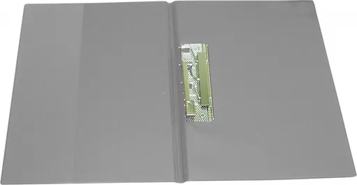 Zložka A4 s rýchlosvorkou pri chrbte šedá