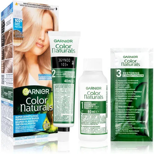Garnier Color Naturals Creme farba na vlasy odtieň 102+ Frosty Silver 1 ks