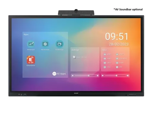 Sharp LM431 Infračervený dotykový displej 43" VA LED/3840x2160/8ms/3xHDMI/USB-C/3 x USB 3.0 /Čierna