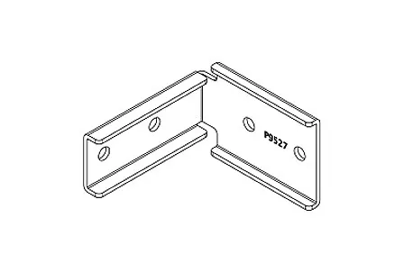 Set nerezová spojka rohová 9495, A2 odolnosť povrchu, TWINSON