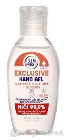 AVROPA CleanPharm Hand Gel Exclusive dezinfekčný gél na ruky 50ml