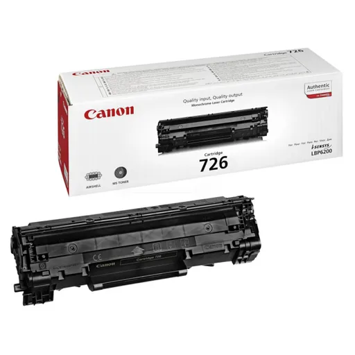 CANON 726 BK - originálny toner, čierny, 2100 strán