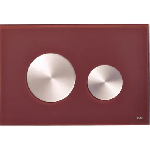 Tece Loop kryt ovládacieho tlačidla sklo rubínovo červená 9240679 9.240.679