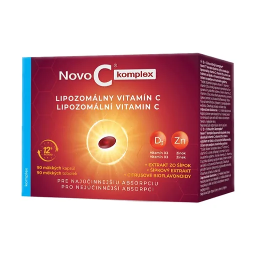 NOVO C komplex Lipozomálny vitamín C mäkké 90 kapsúl