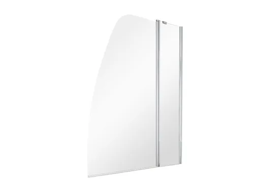 BESCO - Vaňová zástena AVIS - FARBA rámu - Chróm / Leštený hliník (ALU), Rozmer A - 120 cm, Smer zatvárania - Univerzálne Ľavé / Pravé, Výplň - Číre bezpečnostné sklo - 6 mm BCAVIS120CC