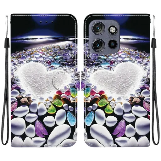 ART Peňaženkový kryt pre Motorola Edge 60 Neo / 50 Neo / ThinkPhone 25 HEART