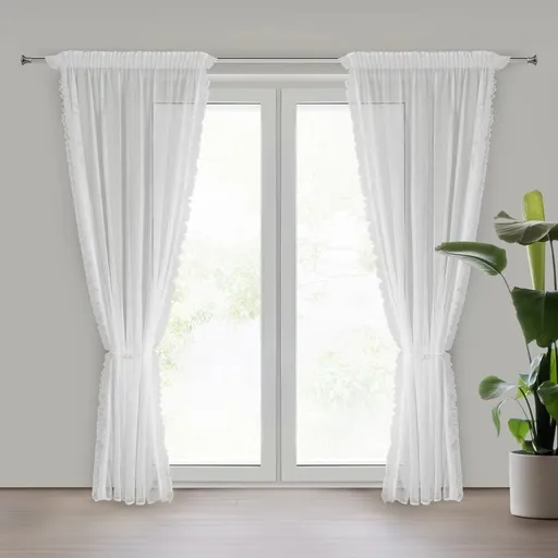 ArtFir Záclona AGNESS P | biela 140 x 270 cm