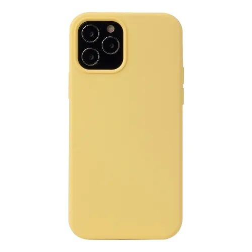 RUBBER Gumený kryt Apple iPhone 12 / 12 Pro YELLOW